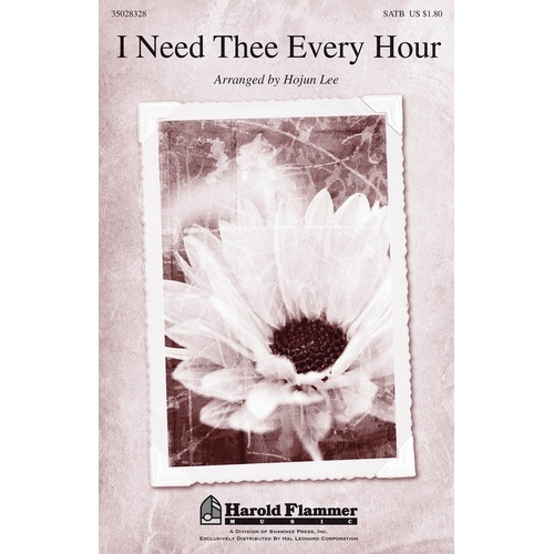 I Need Thee Every Hour SATB (Octavo)