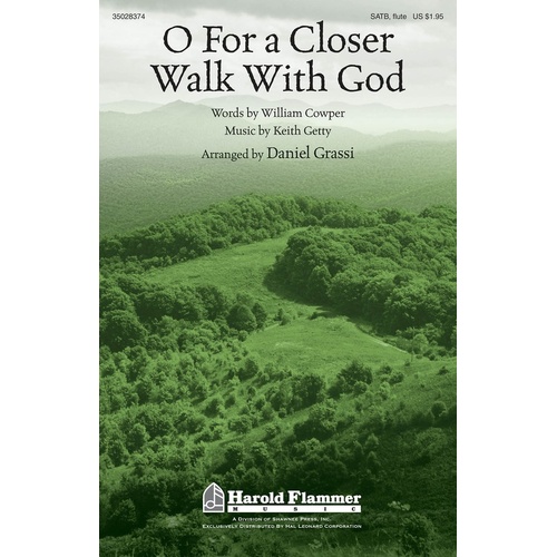 O For A Closer Walk With God SATB (Octavo)