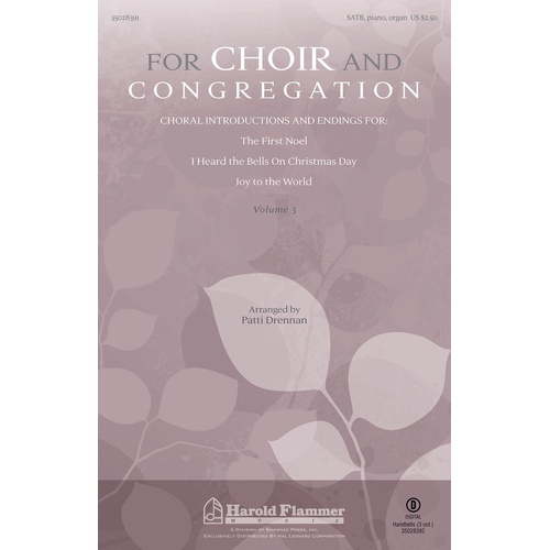 For Choir And Congregation V3 SATB (Octavo)