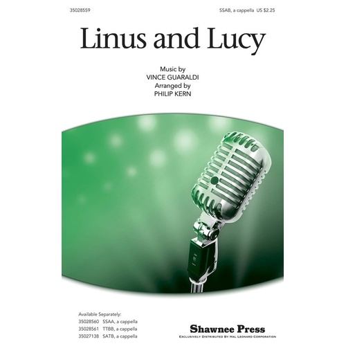 Linus And Lucy SAB (Octavo)