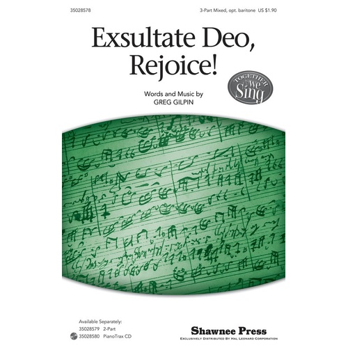 Exsultate Deo Rejoice SAB (Octavo)