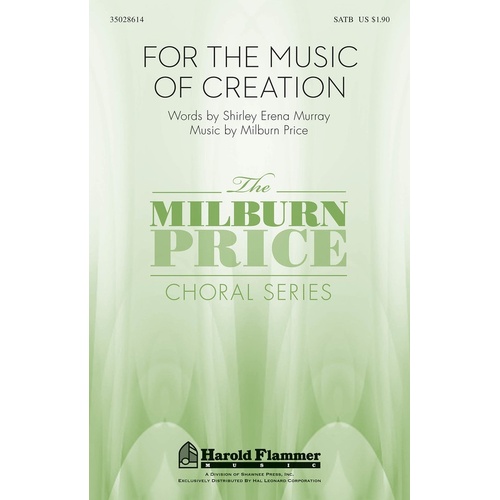 For The Music Of Creation SATB (Octavo)