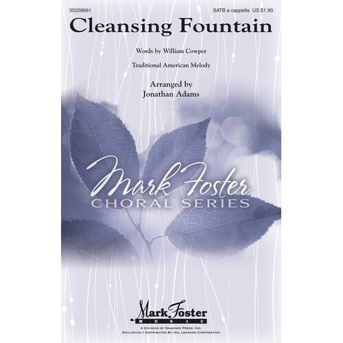 Cleansing Fountain SATB (Octavo)
