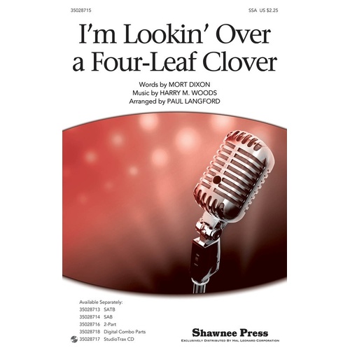 Im Looking Over A Four Leaf Clover SSA (Octavo)