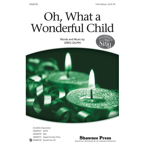 Oh What A Wonderful Child 3Pt (Octavo)