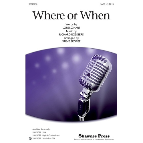Where Or When SATB (Octavo)