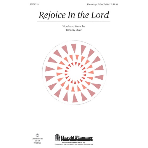 Rejoice In The Lord 2Pt (Octavo)