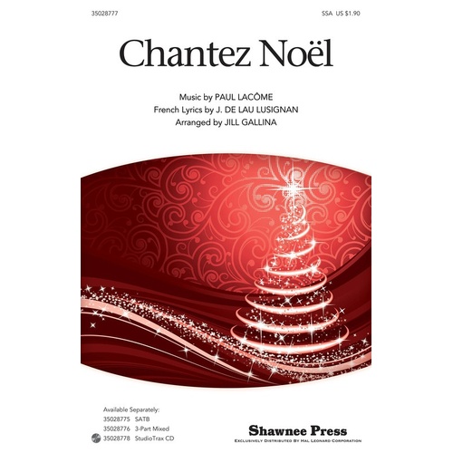 Chantez Noel SSA (Octavo)