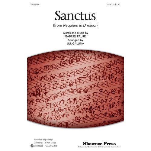 Sanctus SSA (Octavo)