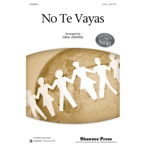 No Te Vayas 2Pt (Octavo)