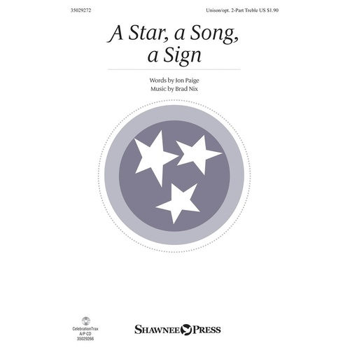 A Star A Song A Sign Unison/2 Pt (Octavo)