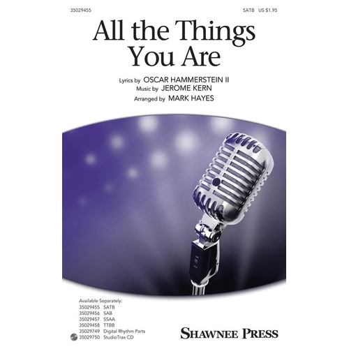 All The Things You Are SSAA (Octavo)