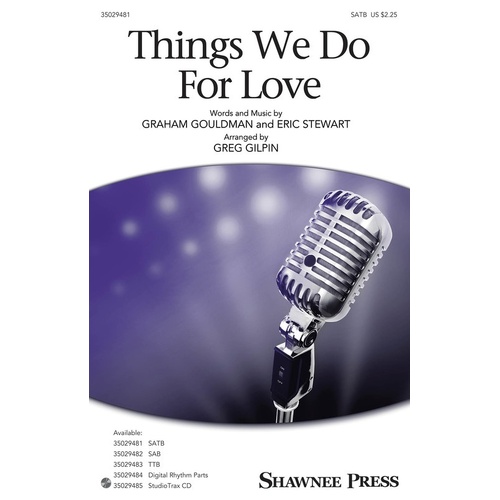 Things We Do For Love StudioTrax CD (CD Only)