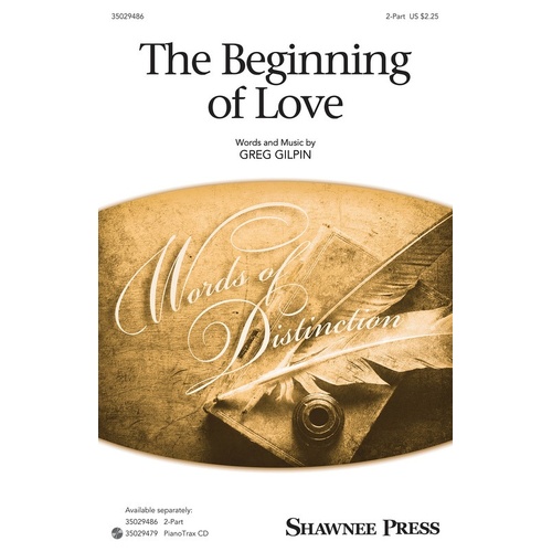 Beginning Of Love 2Pt (Octavo)