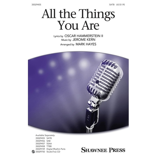 All The Things You Are StudioTrax CD (CD Only)