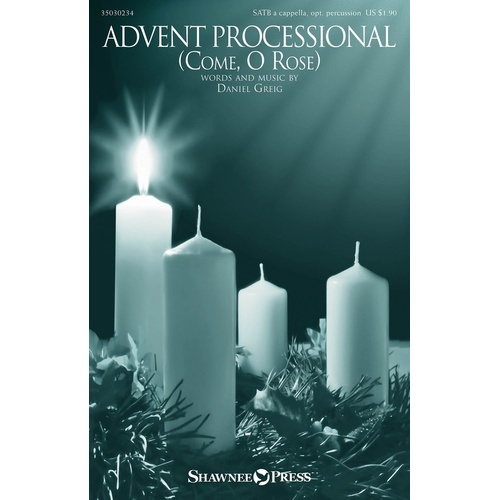 Advent Processional SATB A Cappella Opt Percussion (Octavo)