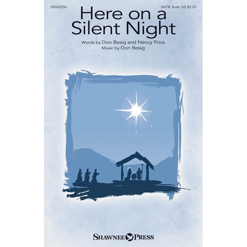 Here On A Silent Night SATB (Octavo)