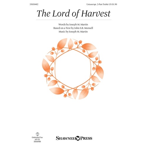 Lord Of Harvest Unison Opt 2 Part Treble (Octavo)