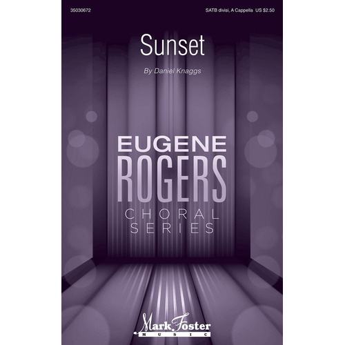 Sunset SATB Divis A Cappella (Octavo)