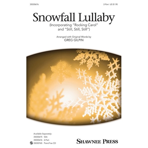 Snowfall Lullaby 2 Part (Octavo)