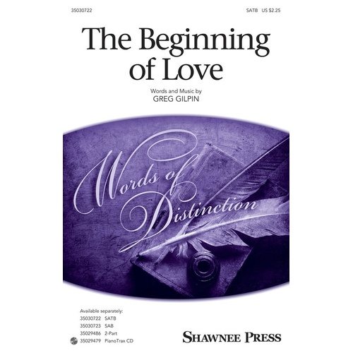 Beginning Of Love SATB (Octavo)