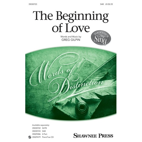 Beginning Of Love SAB (Octavo)