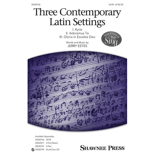 Three Contemporary Latin Settings SATB (Octavo)