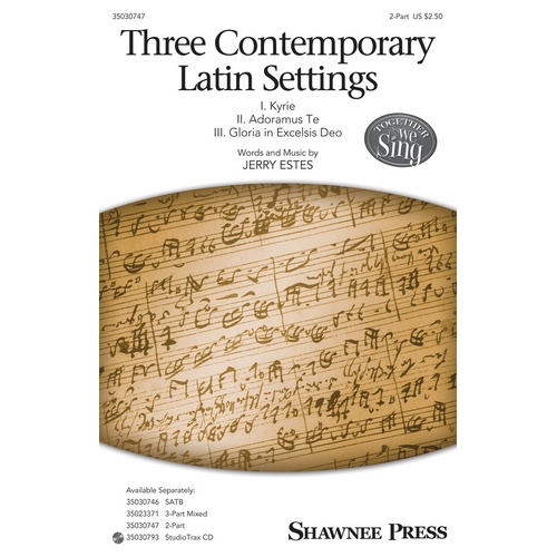 Three Contemporary Latin Settings 2 Part (Octavo)