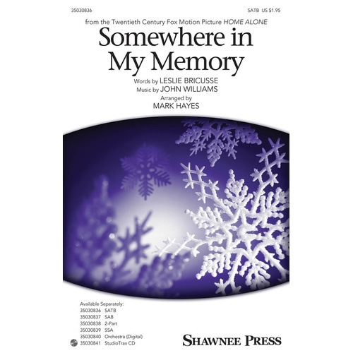 Somewhere In My Memory StudioTrax CD (CD Only)