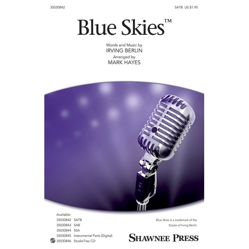 Blue Skies StudioTrax CD (CD Only)