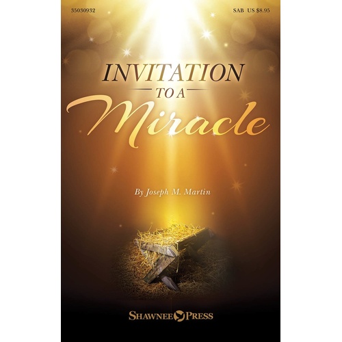 Invitation To A Miracle SAB (Octavo)