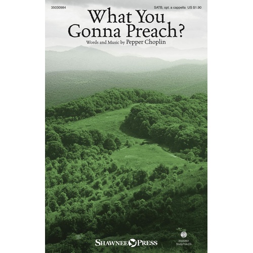 What You Gonna Preach? SATB Opt A Cappella (Octavo)