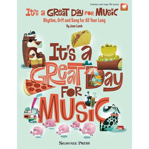Its A Great Day For Music Orff Book/Online Media (Softcover Book Repo Sngsheet)