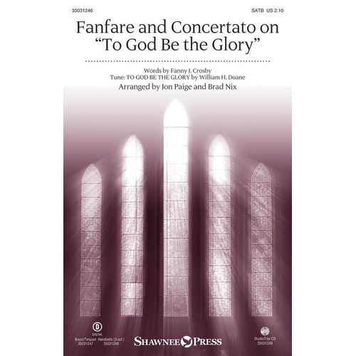 Fanfare and Concertato On God Be Glory StudioTrax CD (CD Only)