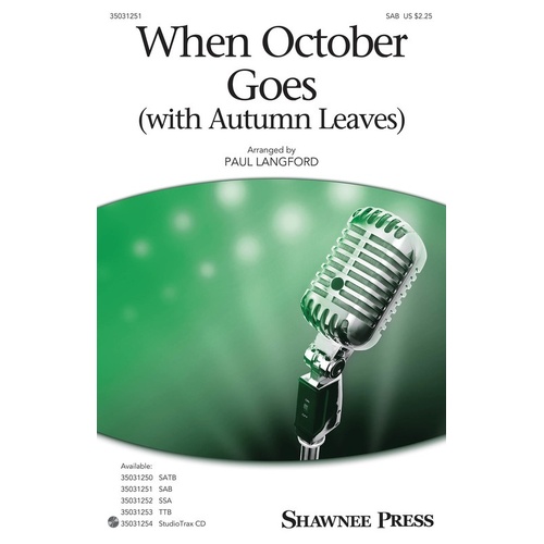 When October Goes SAB (Octavo)