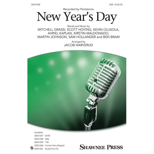 New Years Day SAB (Octavo)
