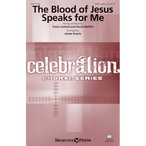Blood Of Jesus Speaks For Me StudioTrax CD (CD Only)