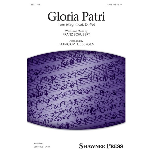 Gloria Patri (From Magnificat D486) SATB (Octavo)