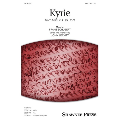 Kyrie (From Mass In G D167) SSA (Octavo)