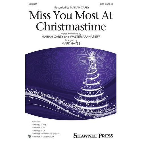 Miss You Most At Christmas Time StudioTrax CD (CD Only)