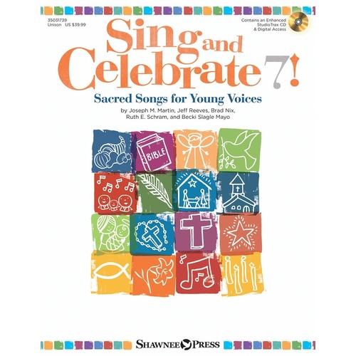 Sing And Celebrate 7 Sacred Songs For Young Voices (Softcover Book/CD-Rom)