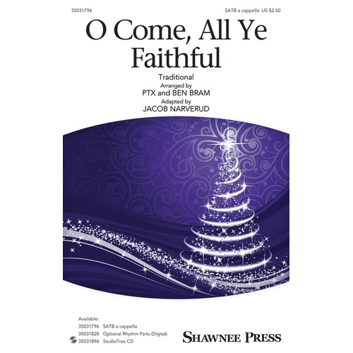 O Come All Ye Faithful SATB Opt A Cappella (Octavo)