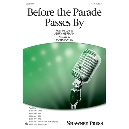 Before The Parade Passes By SAB (Octavo)