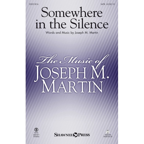 Somewhere In The Silence StudioTrax CD (CD Only)