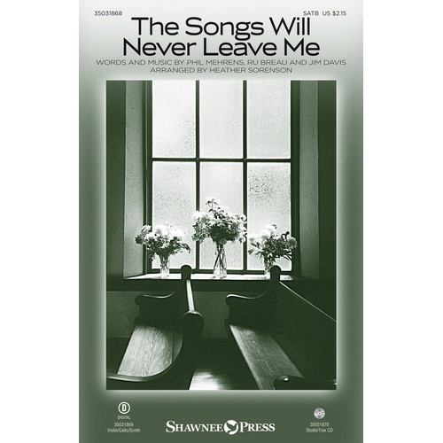The Songs Will Never Leave Me StudioTrax CD (CD Only)
