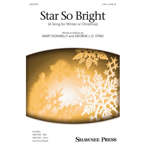 Star So Bright (A Song For Winter Or Christmas) 2 Part (Octavo)