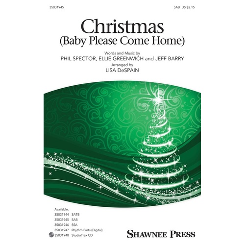 Christmas (Baby Please Come Home) SAB (Octavo)