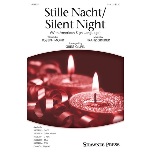Stille Nacht/Silent Night (With Sign Language) SSA (Octavo)