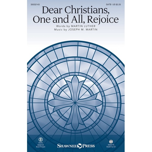 Dear Christians One And All Rejoice SATB (Octavo)
