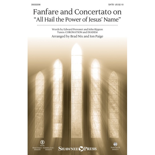 Fanfare and Concertato All Hail Power Of Jesus Name SATB (Octavo)